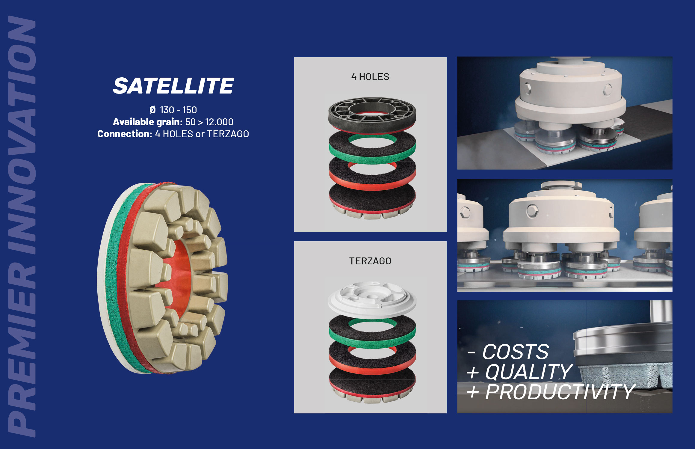 Sistema Satellite PREMIER: la mejor solución para lapeado y pulido